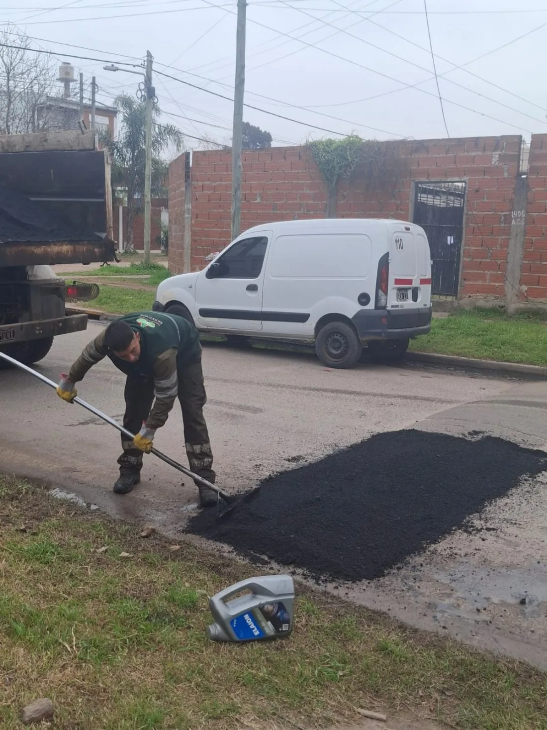 Mejoras viales en Luis Guillón para una circulación más segura