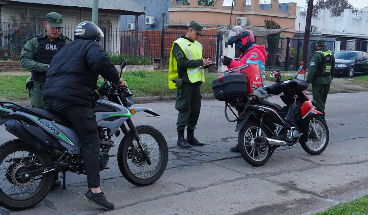 Operativo de seguridad en Monte Grande y alrededores