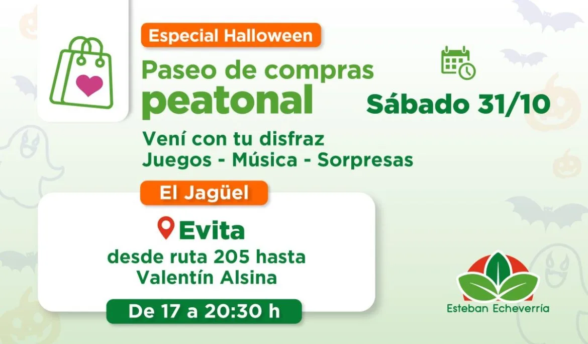 Paseo de compras especial de Halloween en El Jagüel