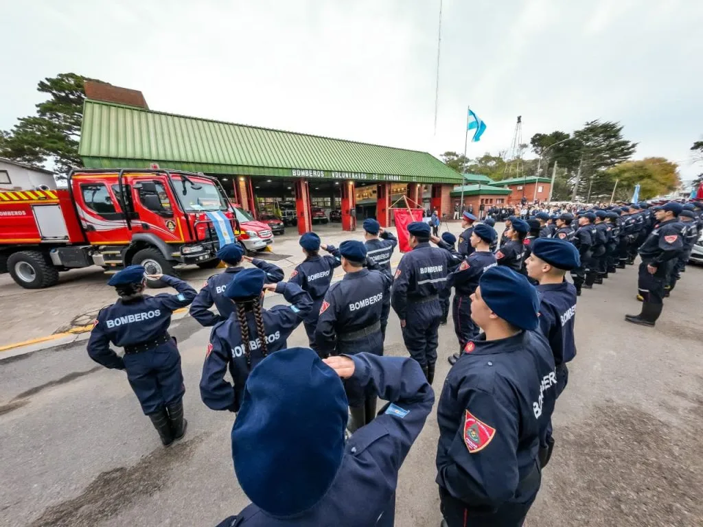 Acto en Pinamar por el Día del Bombero Voluntario