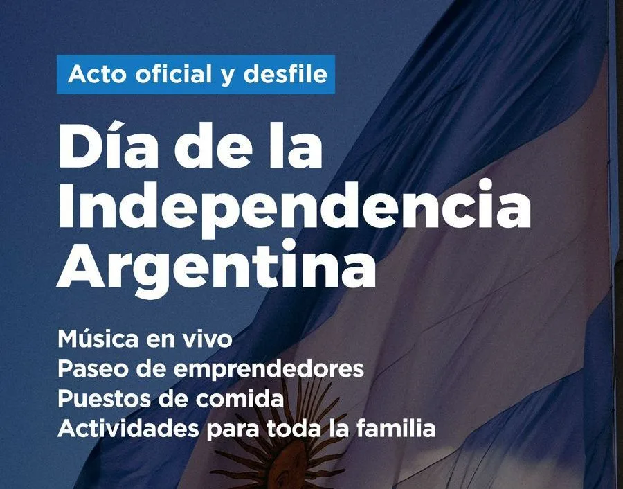 Fiesta Patria en Pinamar por el Día de la Independencia