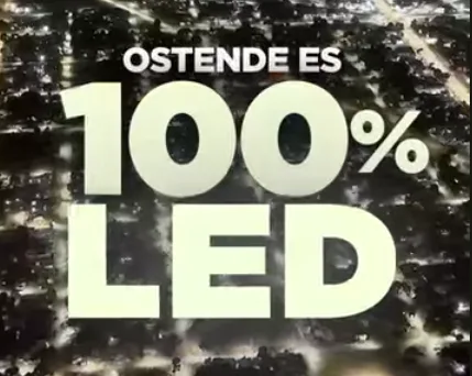 Ostende cuenta con iluminación 100% LED tras finalización del plan
