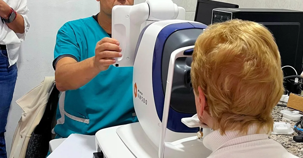Controles de retina en el Hospital Irurzun para detectar diabetes