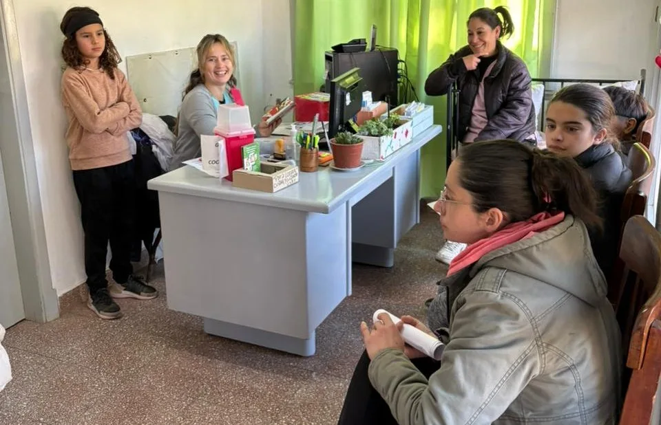 Controles de salud escolar en Ramón Santamarina gracias al PROSANE