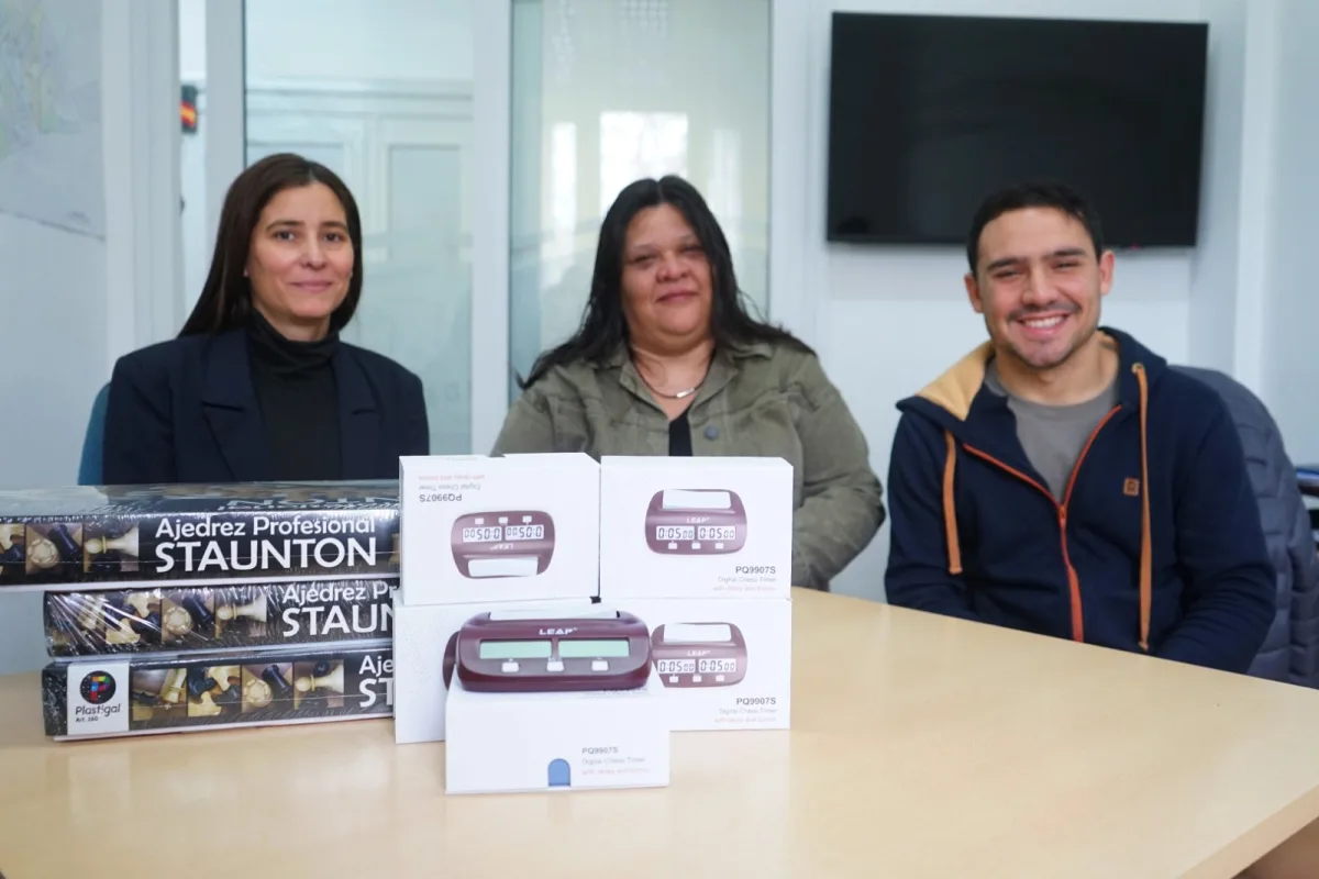 La Escuela Municipal de Ajedrez mejoró su equipamiento profesional