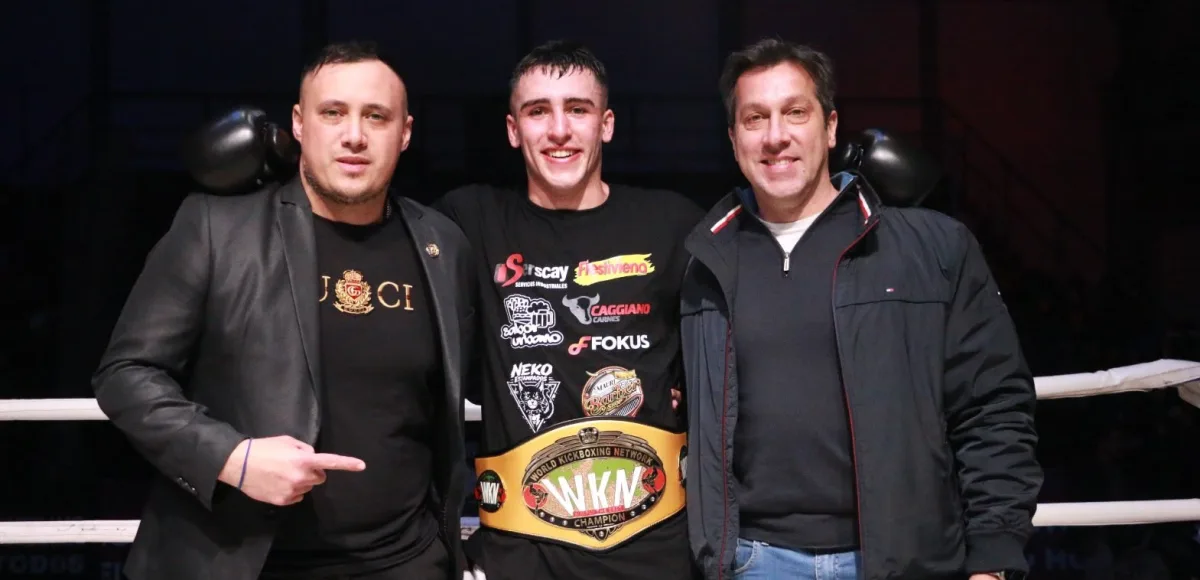 Marcos Pereira se consagró campeón WKN en Necochea Fight Club
