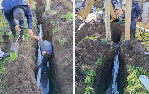 Más de 260 reclamos resueltos por Obras Sanitarias en el distrito