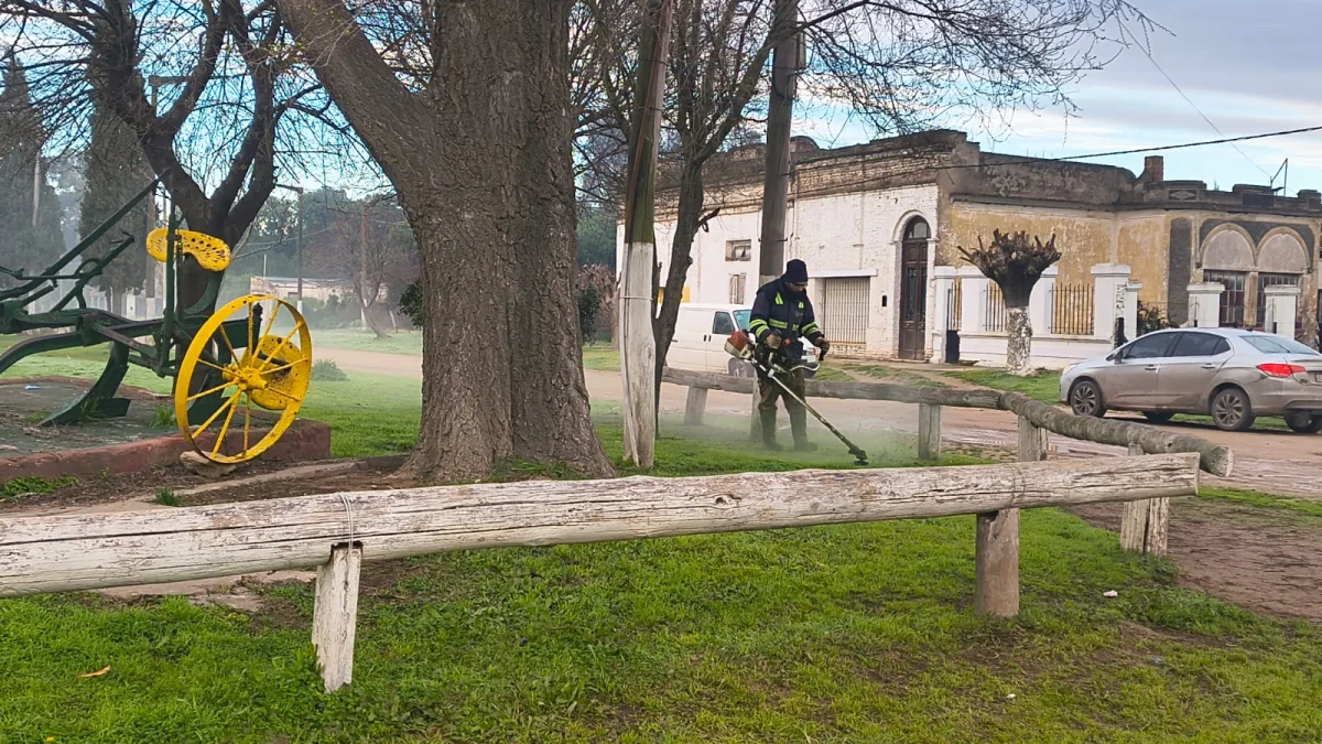 Mejoras en calles y espacios públicos en Santamarina y Energía