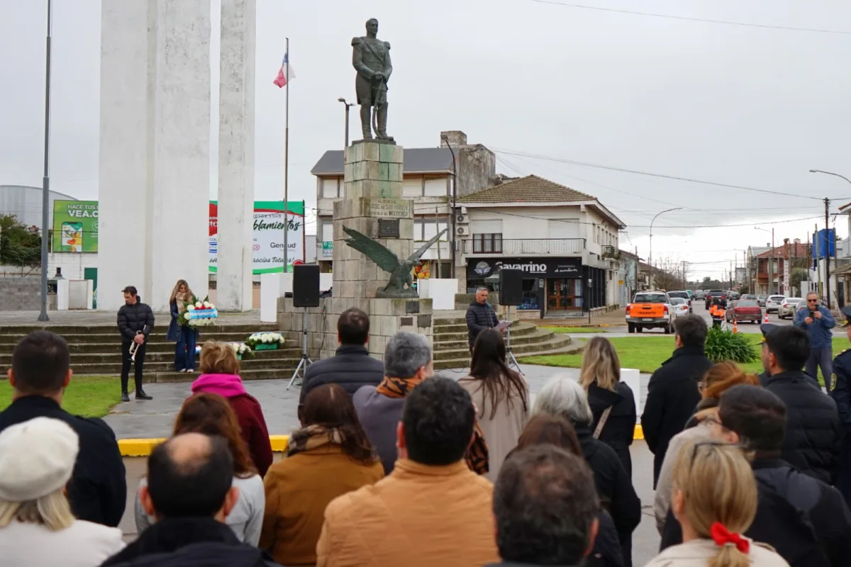 Necochea conmemoró el aniversario del Paso a la Inmortalidad de San Martín