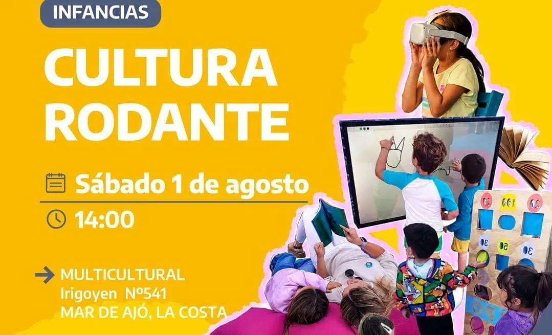 Actividades gratuitas para las infancias en Mar de Ajó este sábado
