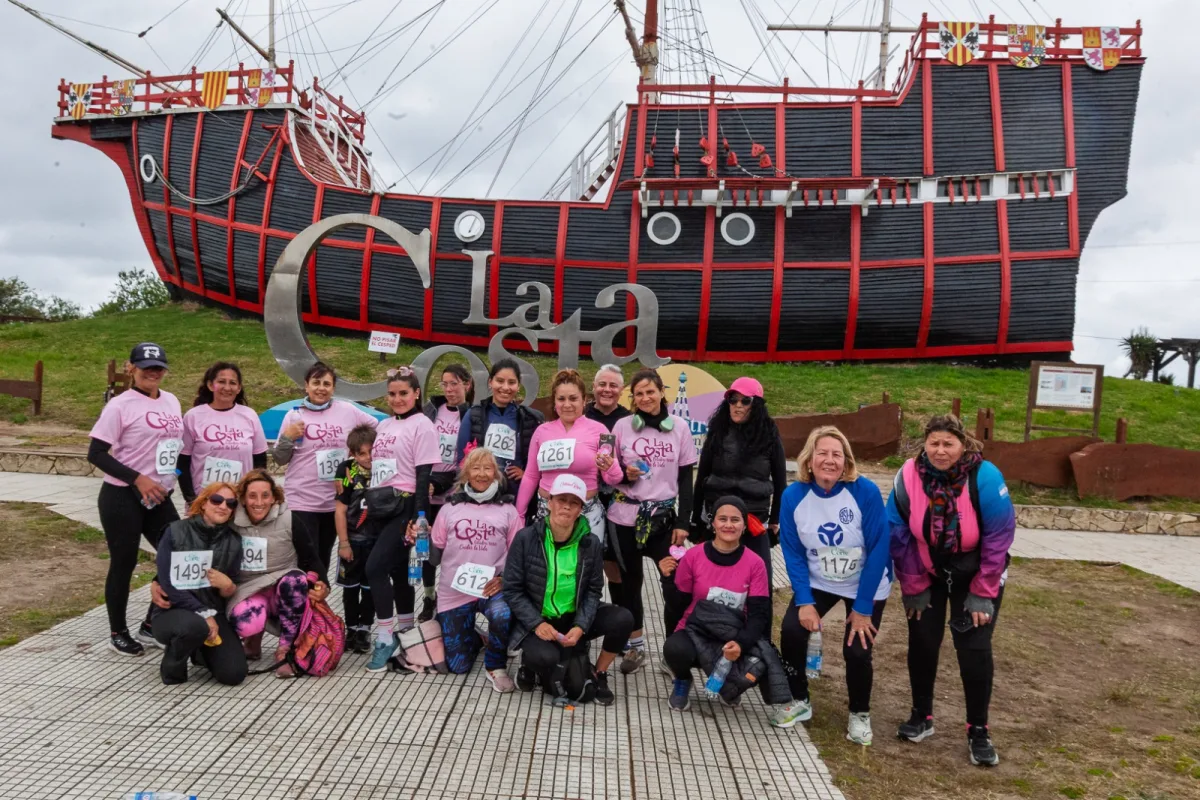 Exitosa correcaminata en Santa Teresita por el cáncer de mama