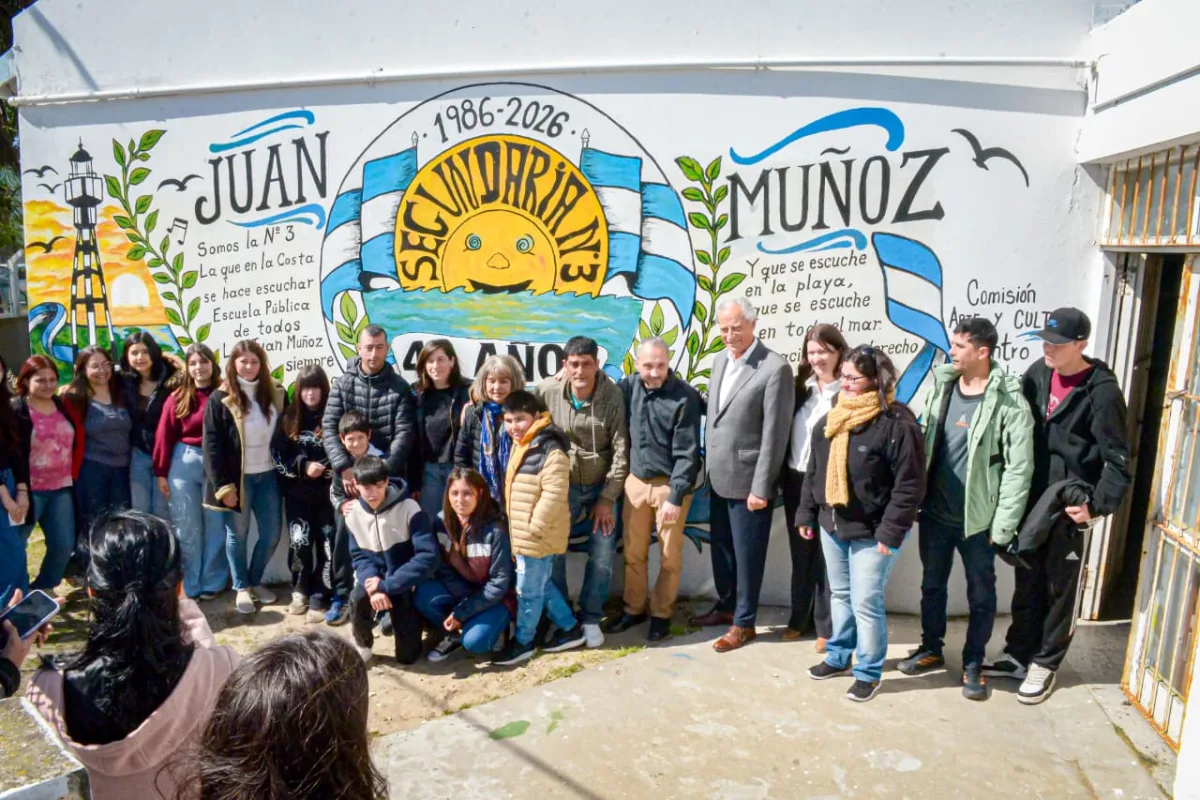 La Escuela Secundaria Nº 3 de San Clemente honra a Juan Muñoz