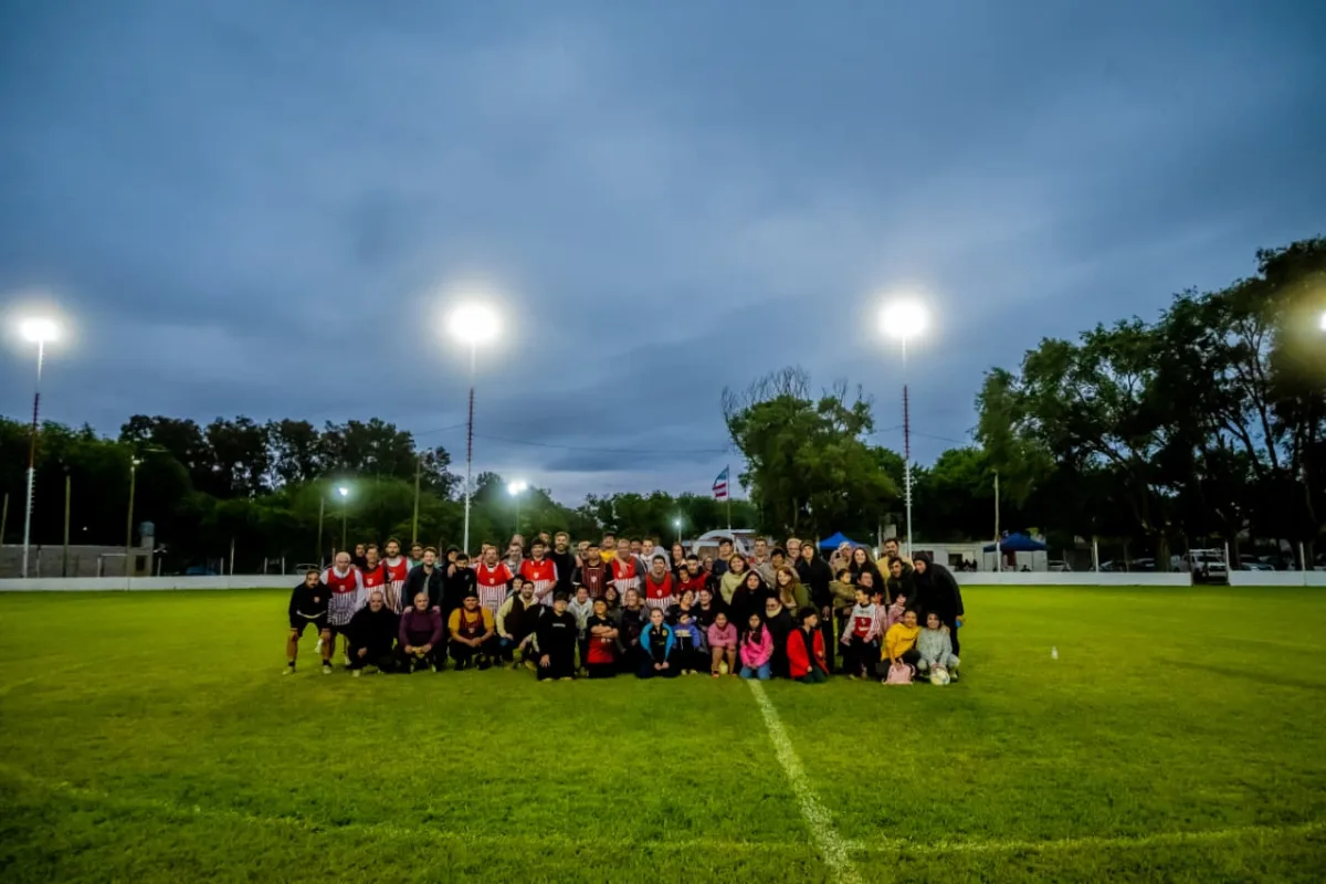 El Club Agustina inauguró su nuevo sistema de iluminación LED