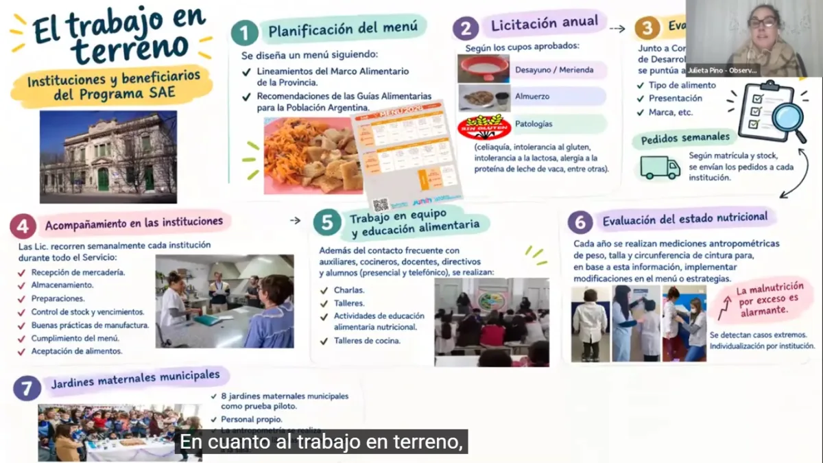 El Observatorio Nutricional de Junín expuso su labor en la comunidad
