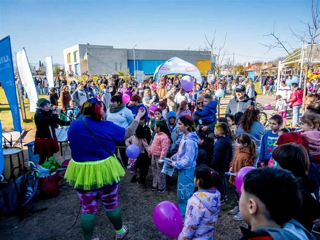 Familias de Junín disfrutaron de una jornada especial en el Polideportivo
