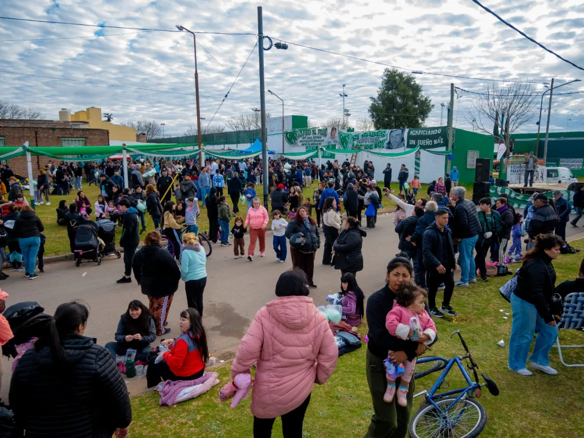 Festejos por el Día del Niño en el barrio 11 de Julio de Junín