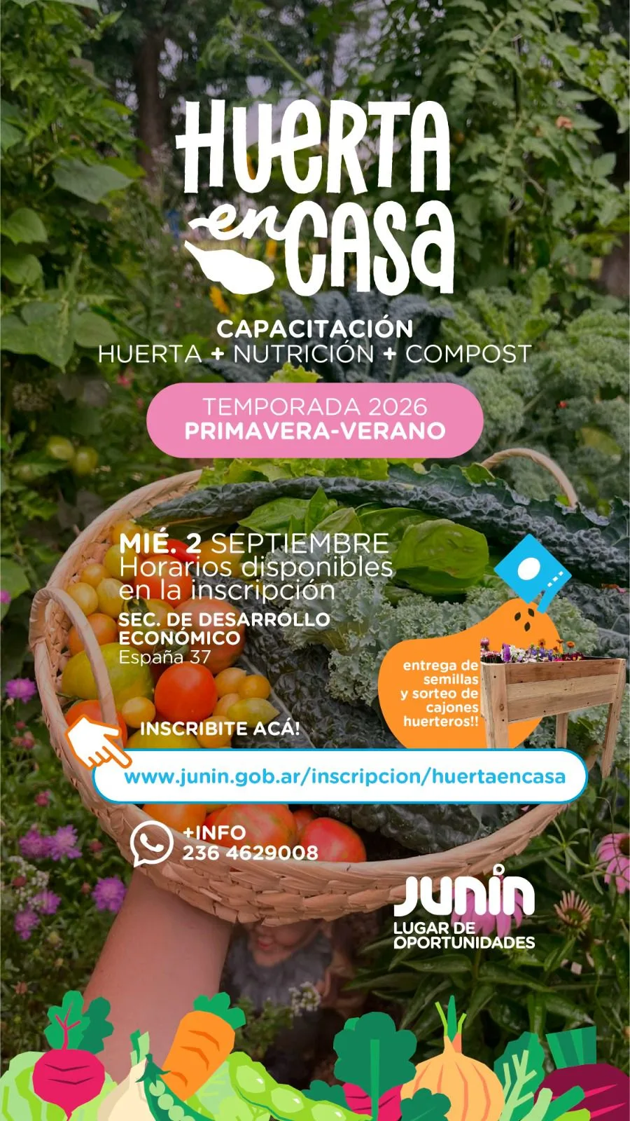 Inicia la nueva edición de 'Huerta en Casa' con más horarios