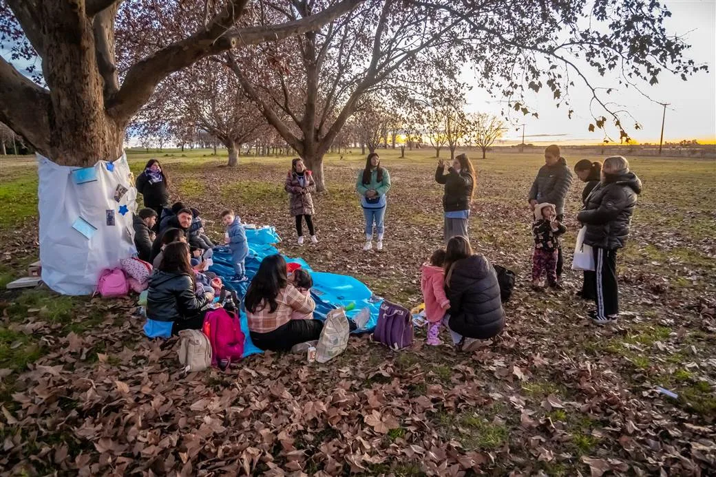 Jornada educativa en Junín: familias y docentes juntos en la naturaleza