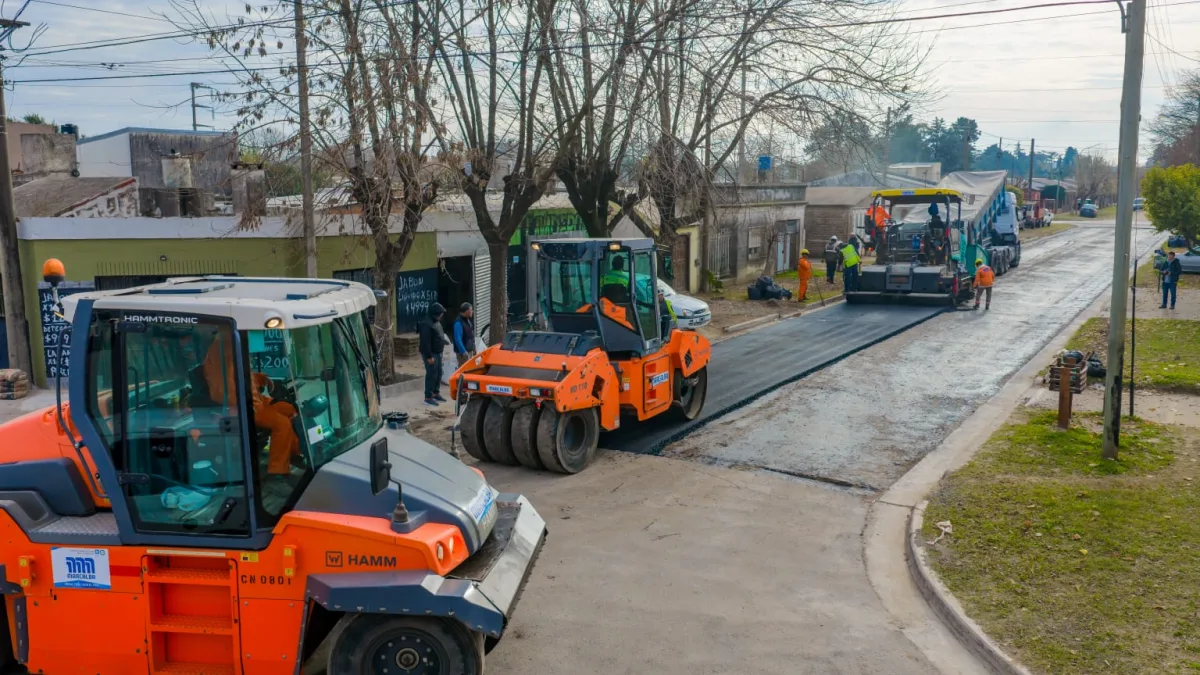 Junín inicia obras de asfalto en el barrio Capilla de Loreto