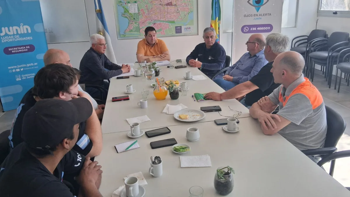 Junín lidera un encuentro para mejorar la preparación ante fenómenos climáticos