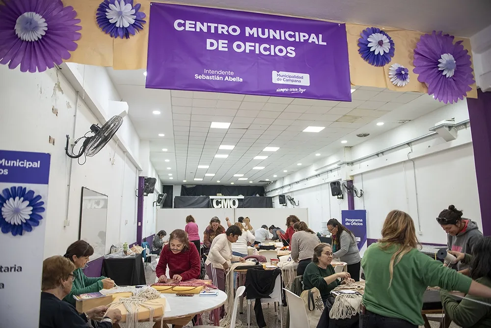 Capacitación en oficios: más de 20 propuestas para los campanenses