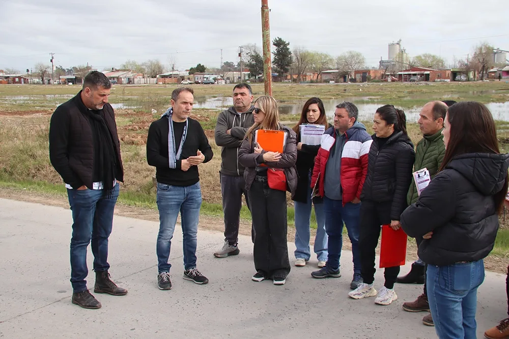 Censo en San Cayetano para preparar a vecinos ante inundaciones