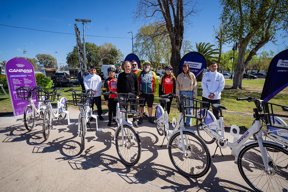 Inauguración de 'Campana en Bici': nuevo sistema de transporte en la ciudad