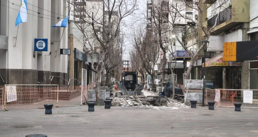 Corte de tránsito en San Nicolás por obras de mejora