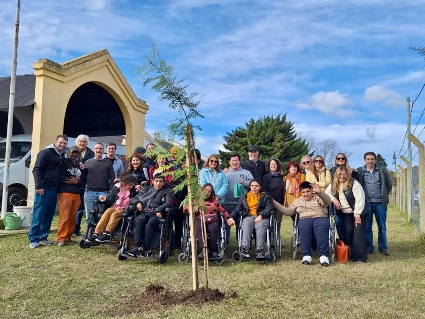 La comunidad plantó 24 árboles en instituciones locales