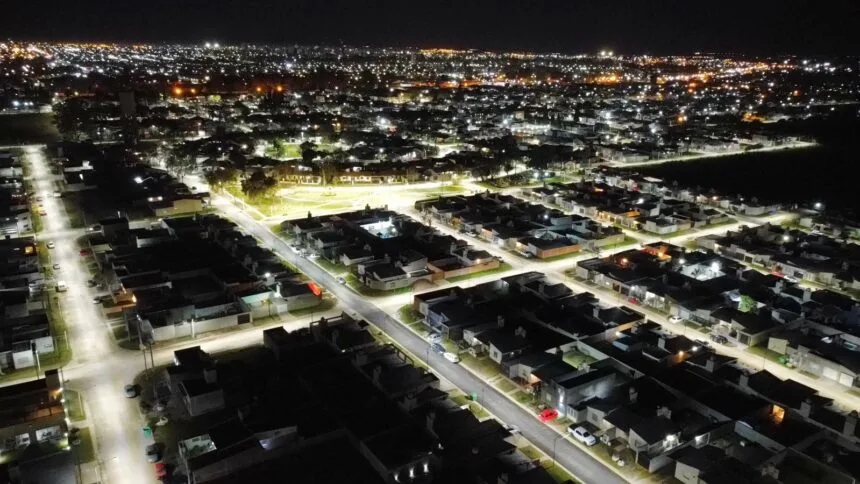 Nuevas obras de iluminación LED mejorarán la seguridad en Pergamino