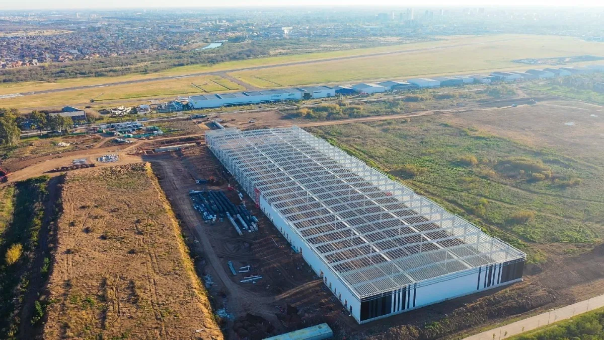 Avanza la obra del Parque Industrial de San Fernando