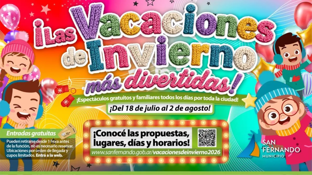 Espectáculos gratuitos en San Fernando durante las vacaciones de invierno