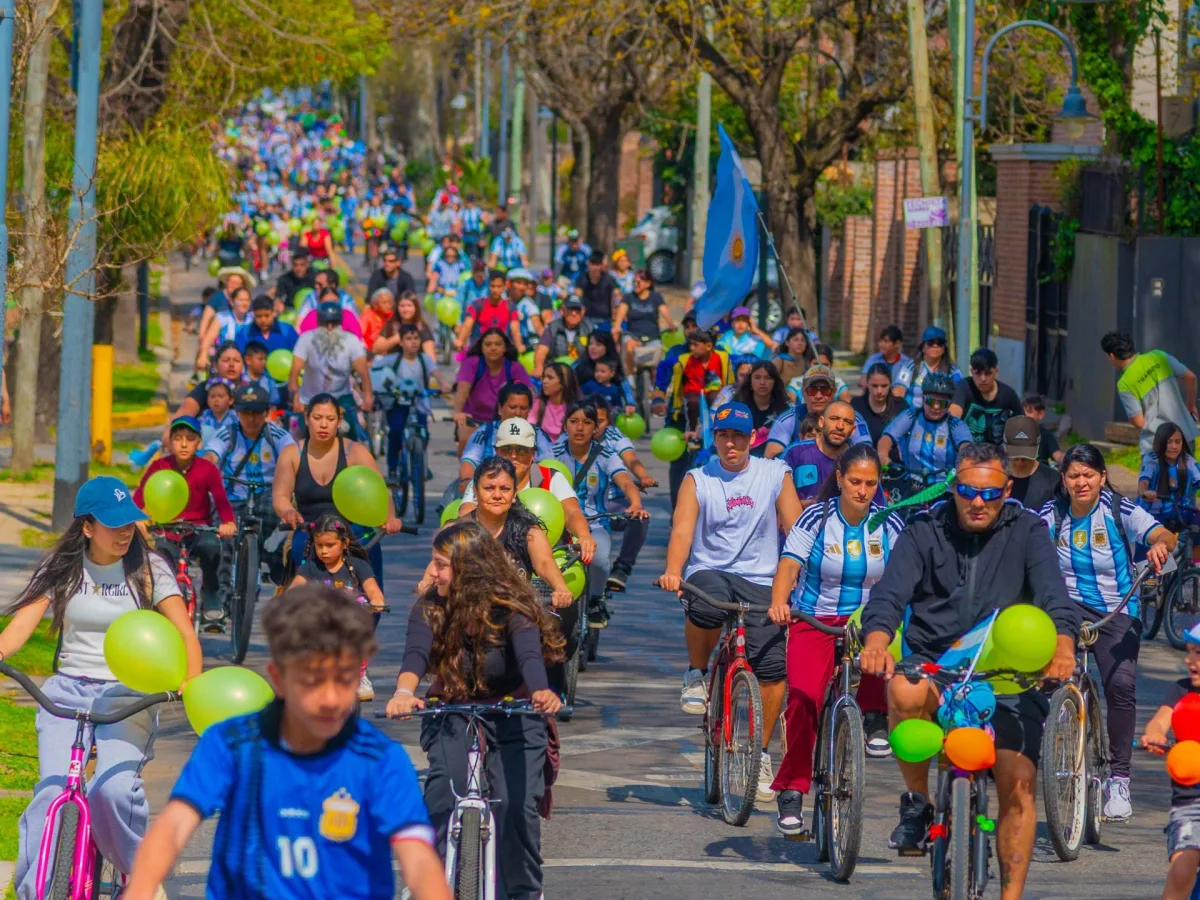 Éxito en la Bicicleteada Familiar de San Fernando