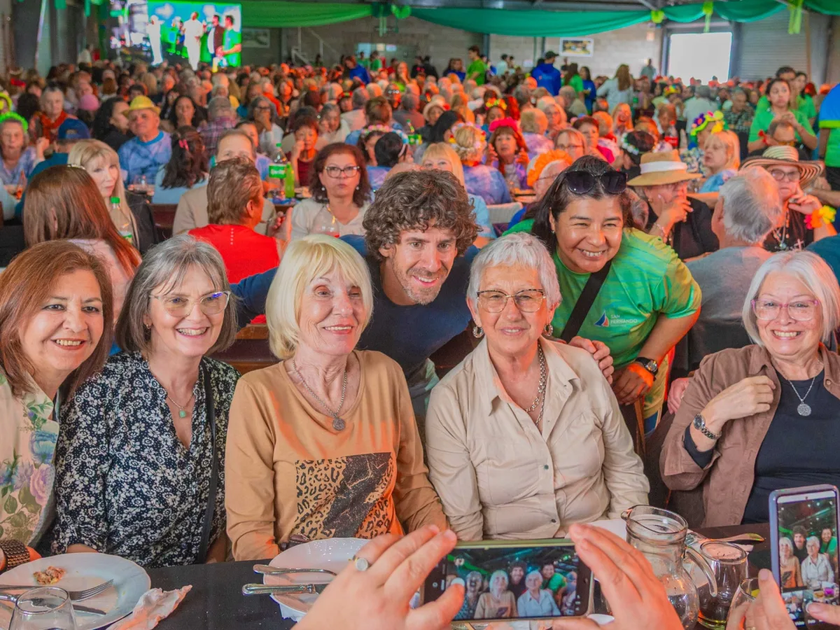 Fiesta del Jubilado reunió a más de 3.000 adultos mayores en San Fernando
