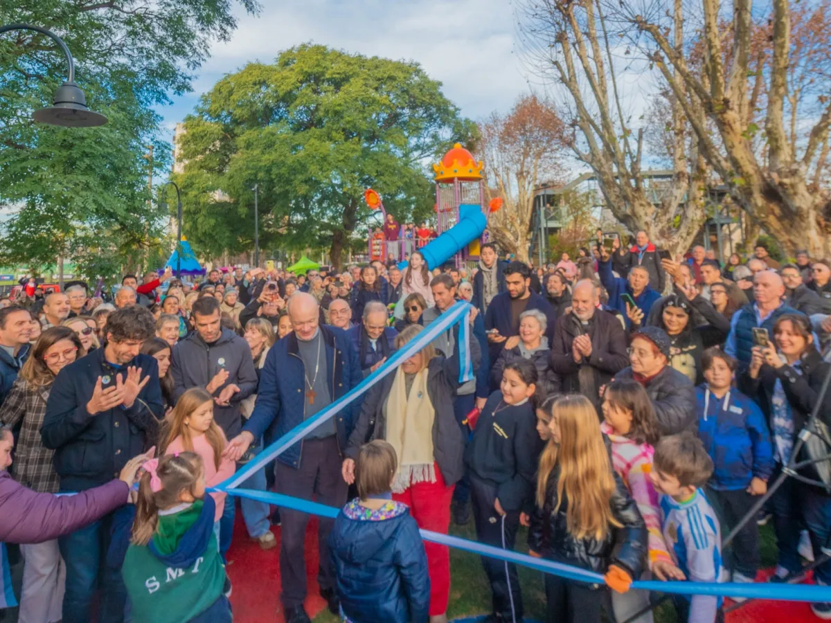San Fernando cuenta con la nueva Plaza Padre Jorge Luis Lagazio