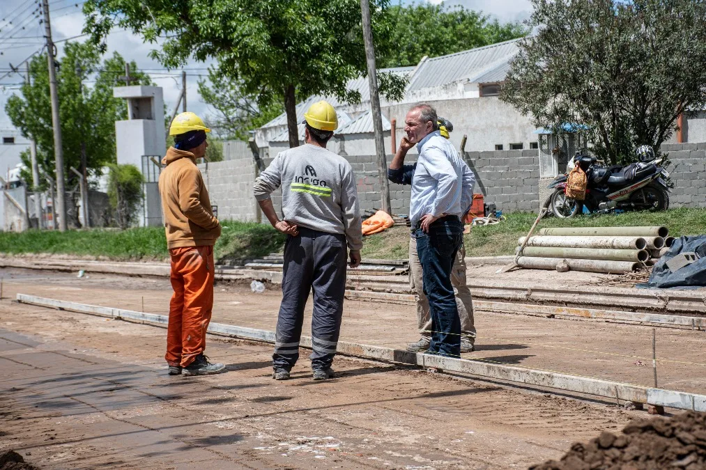 Avanzan obras de pavimentación en Río Cuarto