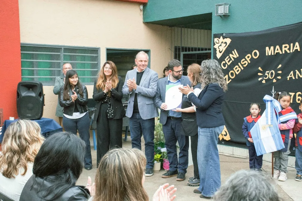 Barrio Alberdi celebró 50 años del jardín de infantes Arzobispo Espinosa