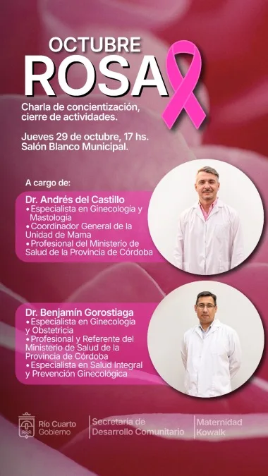 Charla abierta sobre cáncer de mama culmina el Octubre Rosa