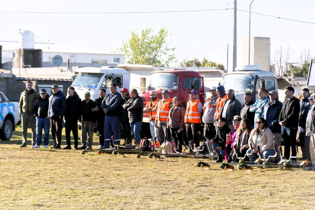 Operativo de limpieza y mantenimiento en Banda Norte