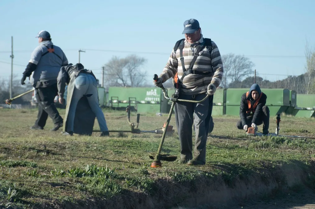 Operativo de limpieza y mantenimiento en Jardín Norte