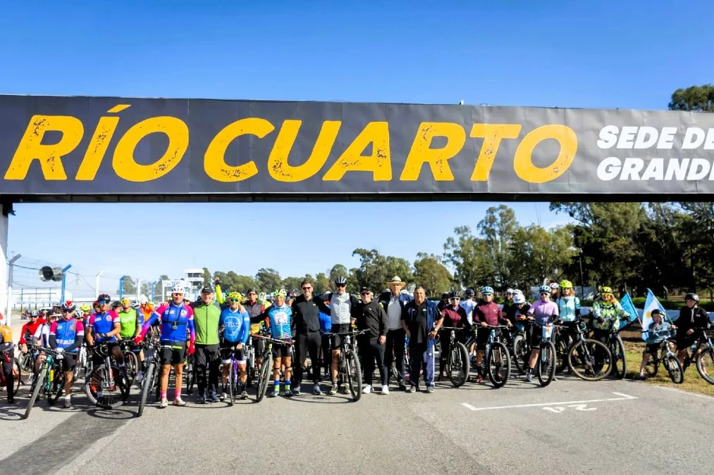 Se habilitó un nuevo circuito para ciclismo en Río Cuarto