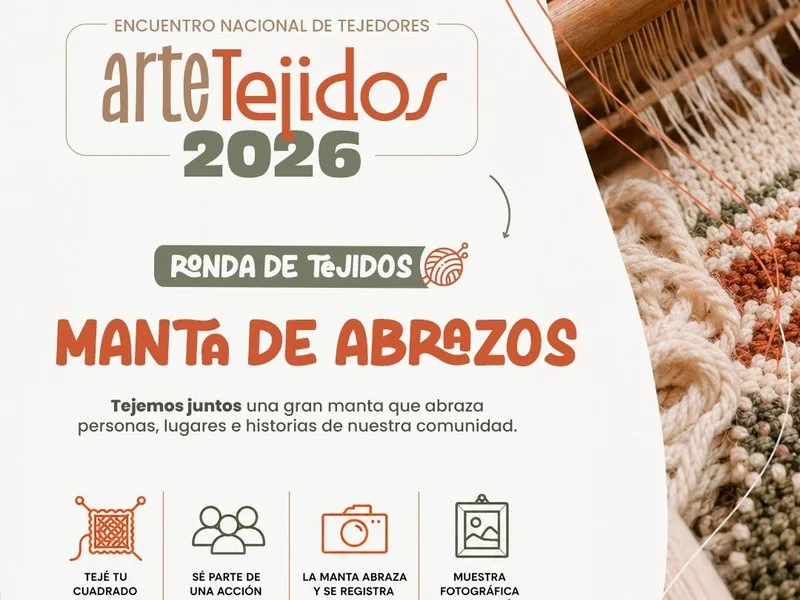 Arte-Tejidos 2026: Encuentro Nacional de Tejedores en Villa María