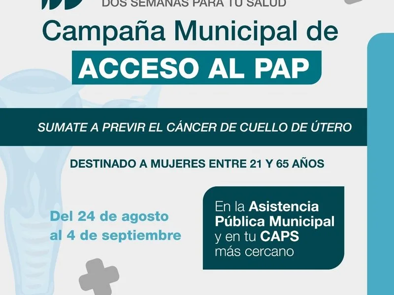 Campaña de acceso al PAP en Villa María del 24 de agosto al 4 de septiembre