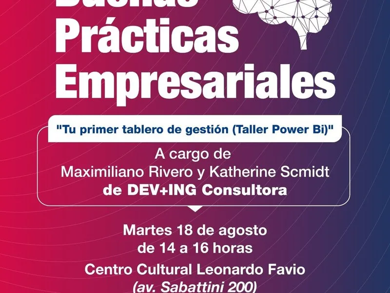 Capacitación gratuita sobre Power BI para emprendedores en Villa María