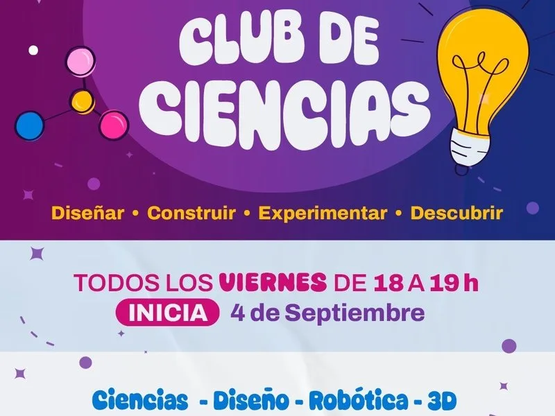 Comienza el Club de Ciencias para adolescentes en Villa María