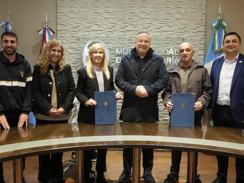 Convenio entre el municipio y la Biblioteca Rivadavia para fortalecer la educación