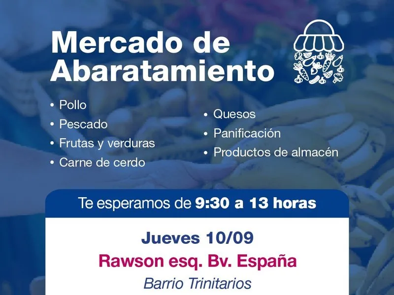 El Mercado de Abaratamiento se instala en barrio Trinitarios