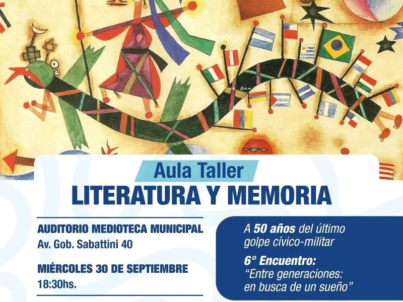 Encuentro del aula taller ‘Literatura y Memoria’ en Villa María