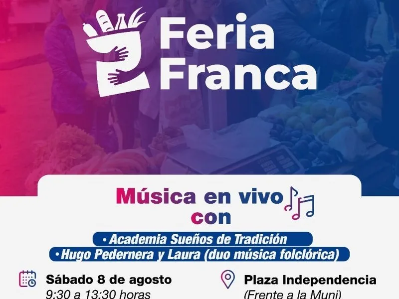 Feria Franca en Plaza Independencia: productos locales y shows en vivo