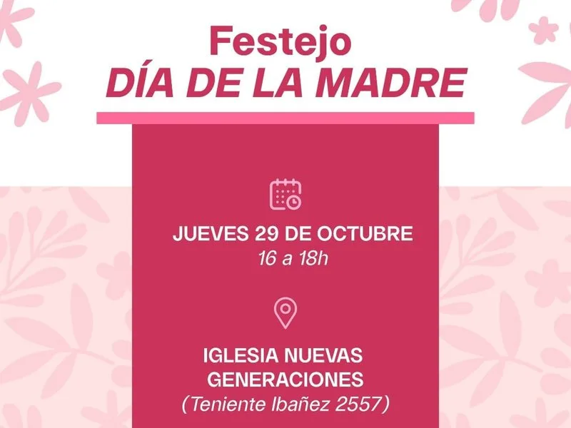 Festejo por el Día de la Madre en Villa María